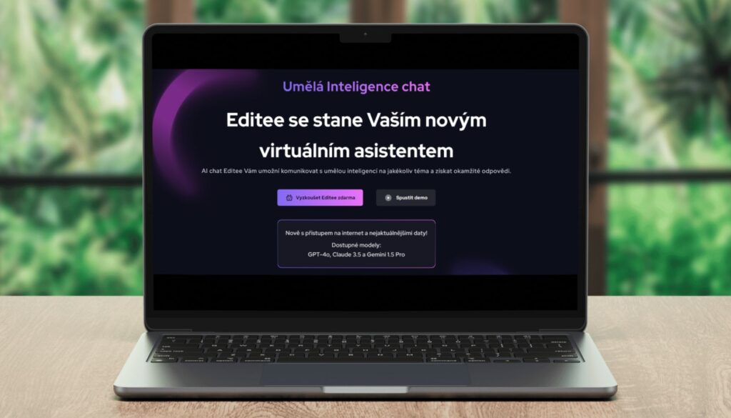 Umělá inteligence Editee zdarma